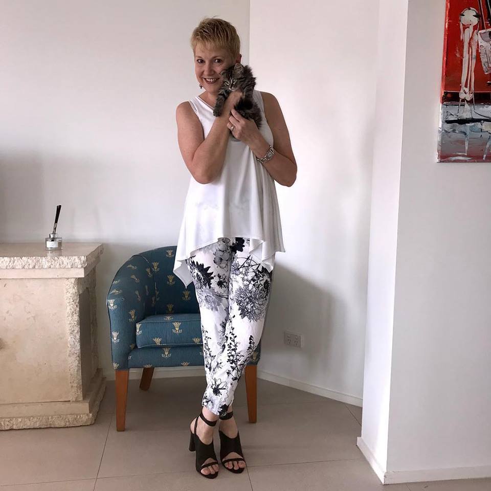 LisetteL monochrome patterned pants